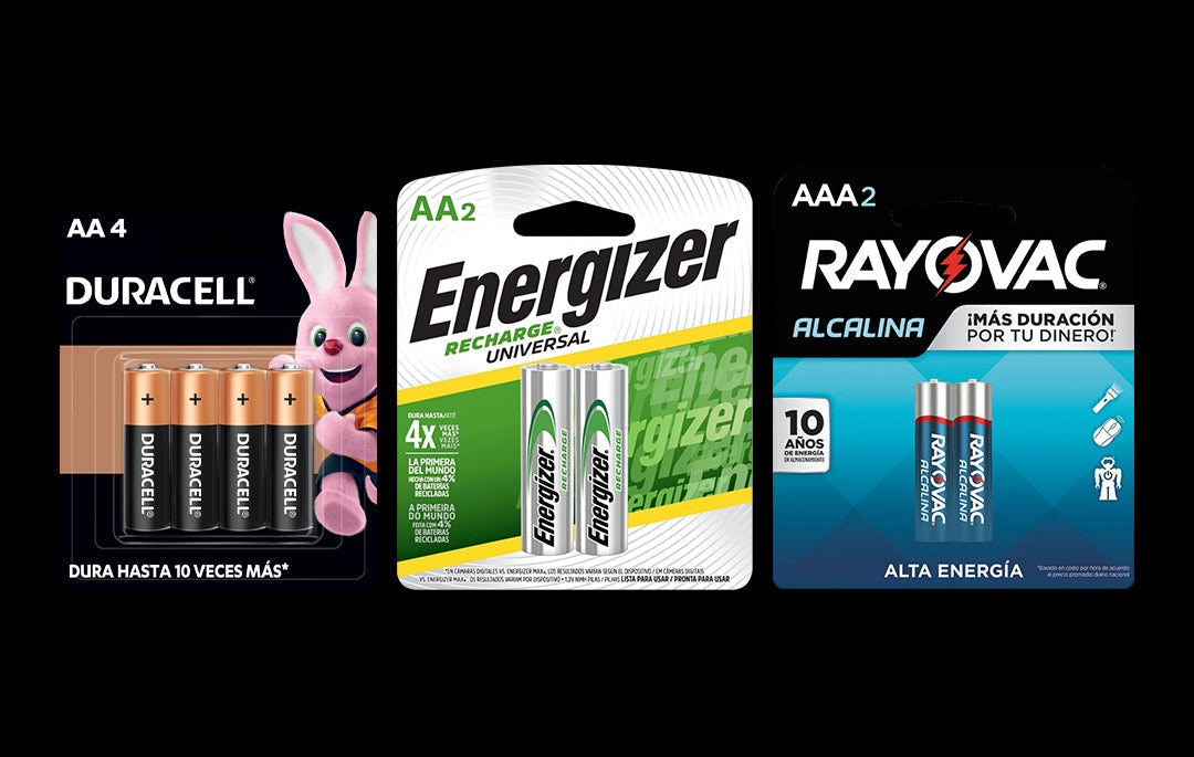 ¿Qué pilas comprar? Duracell, Energizer o Rayovac