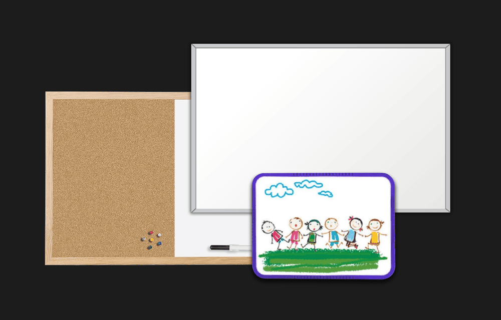 Pizarras Blancas y de Corcho: Organización Visual y Productividad para tu Espacio