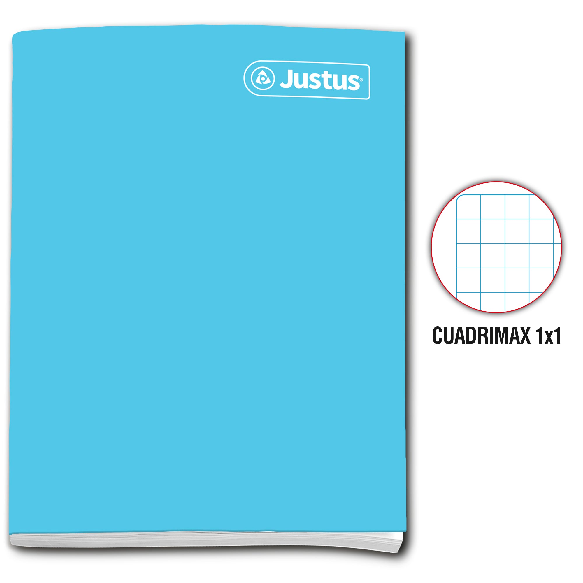 Cuaderno cuadrimax 1x1 84 hojas colores surtidos Justus