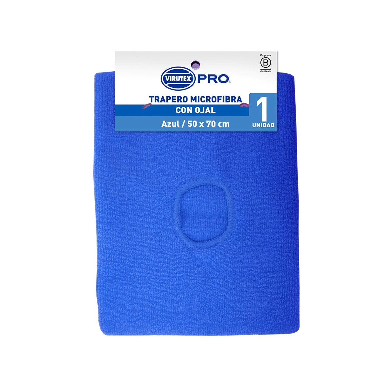 Repuesto Trapeador Microfibra Azul 50 X 70 cm Virutex