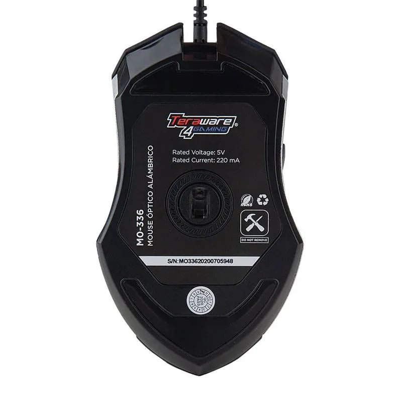 Mouse USB gamer 6B BK MO 336 Teraware