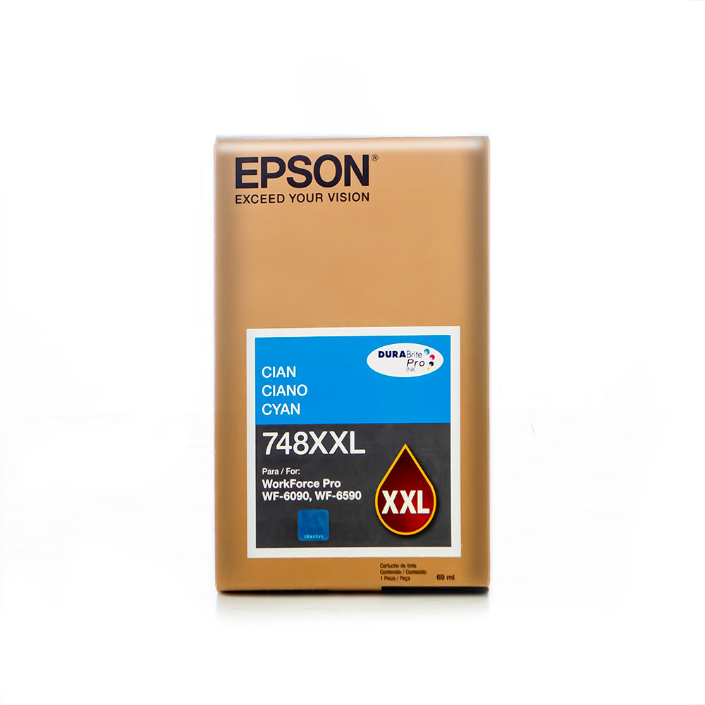 Tinta T748XXL cyan durabrite Epson