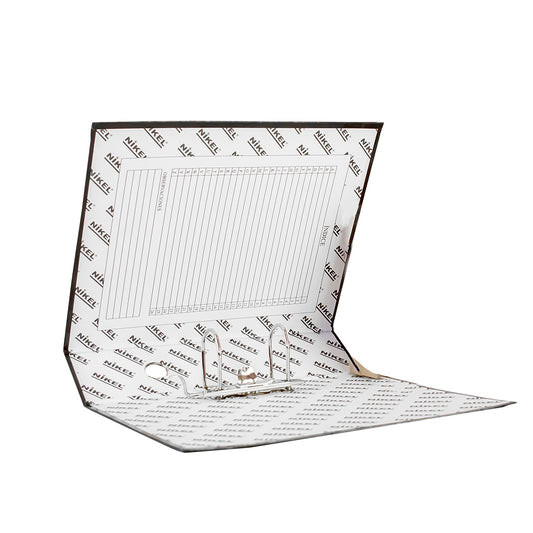 Archivador oficio lomo ancho plastificado negro Nikel