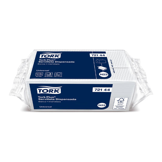 Servilleta plus hoja sencilla x100 und Tork