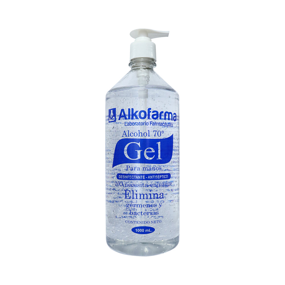 Alcohol gel de 1 litro Alkofarma