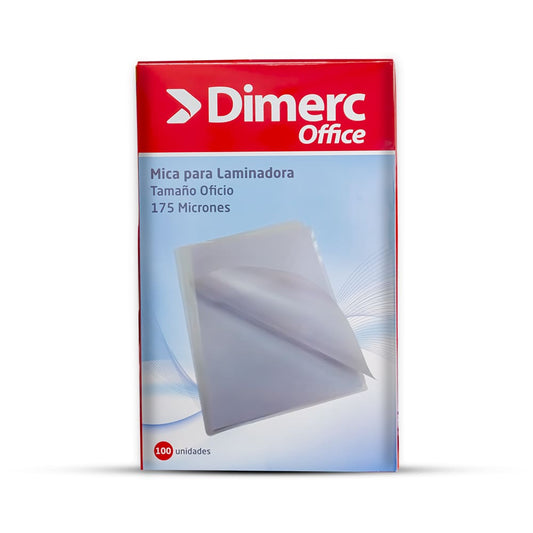Mica para laminadora oficio 175 micras x 100 und Dimerc