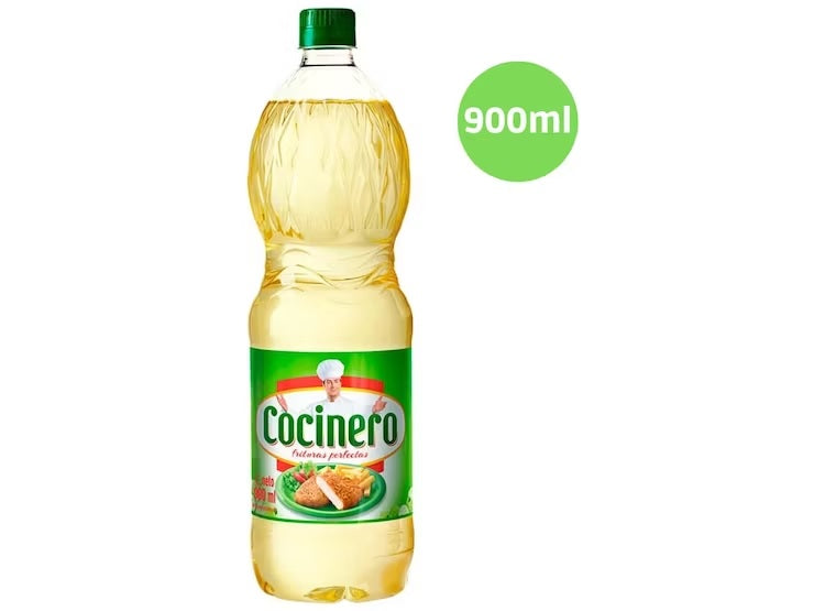 Aceite vegetal 900 ml cocinero