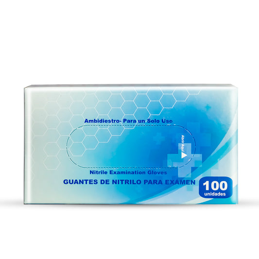 Guantes nitrilo negro x100 und talla L Alkhofar