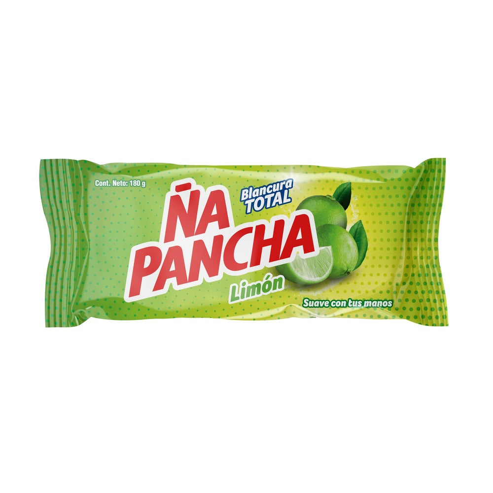 Jabón en barra limón 180gr Ña Pancha