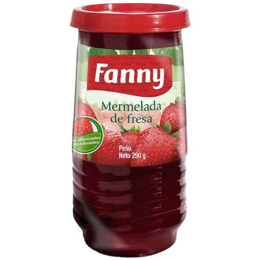 Mermelada de fresa vaso de vidrio 290 gr Fanny