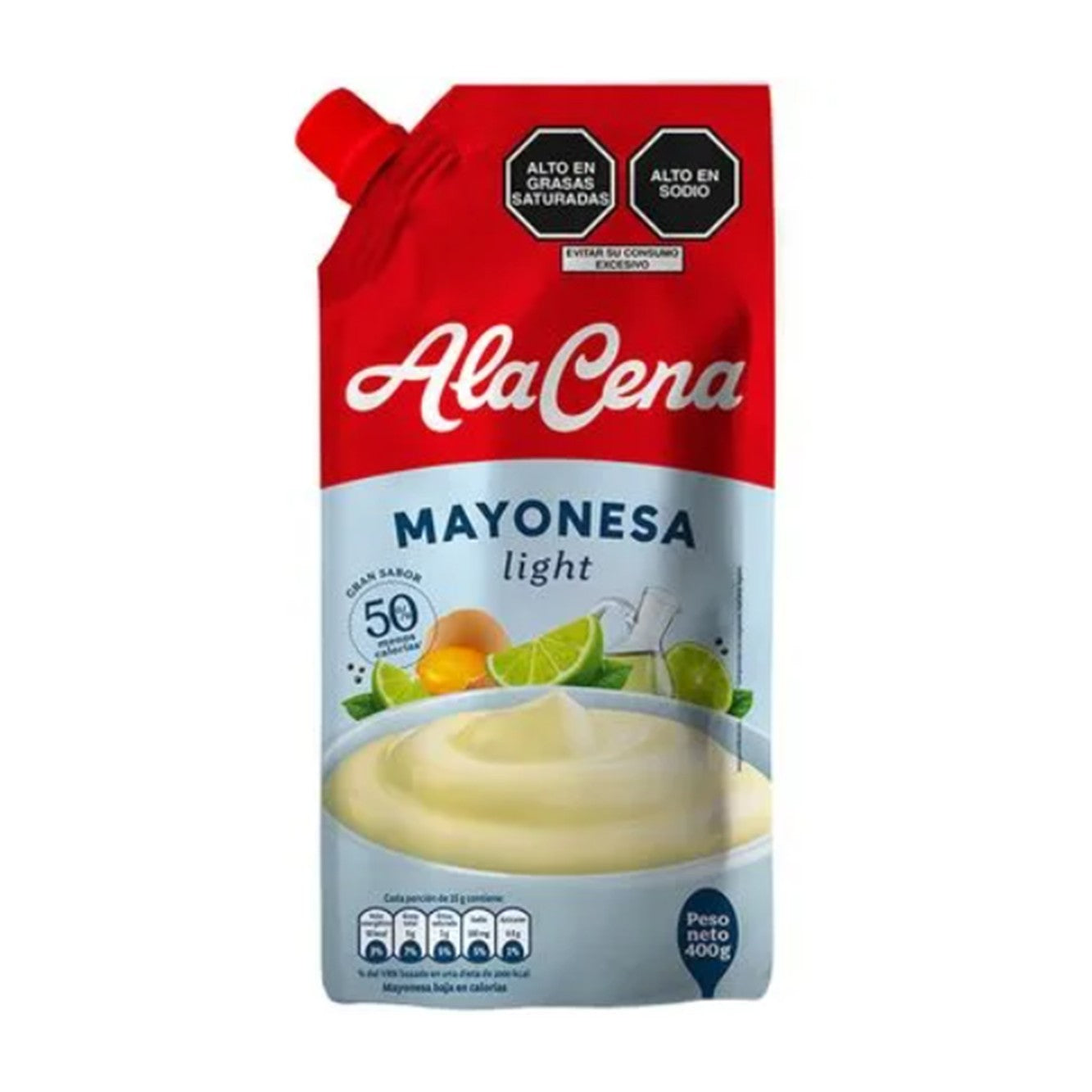 Mayonesa light 400 gr Alacena