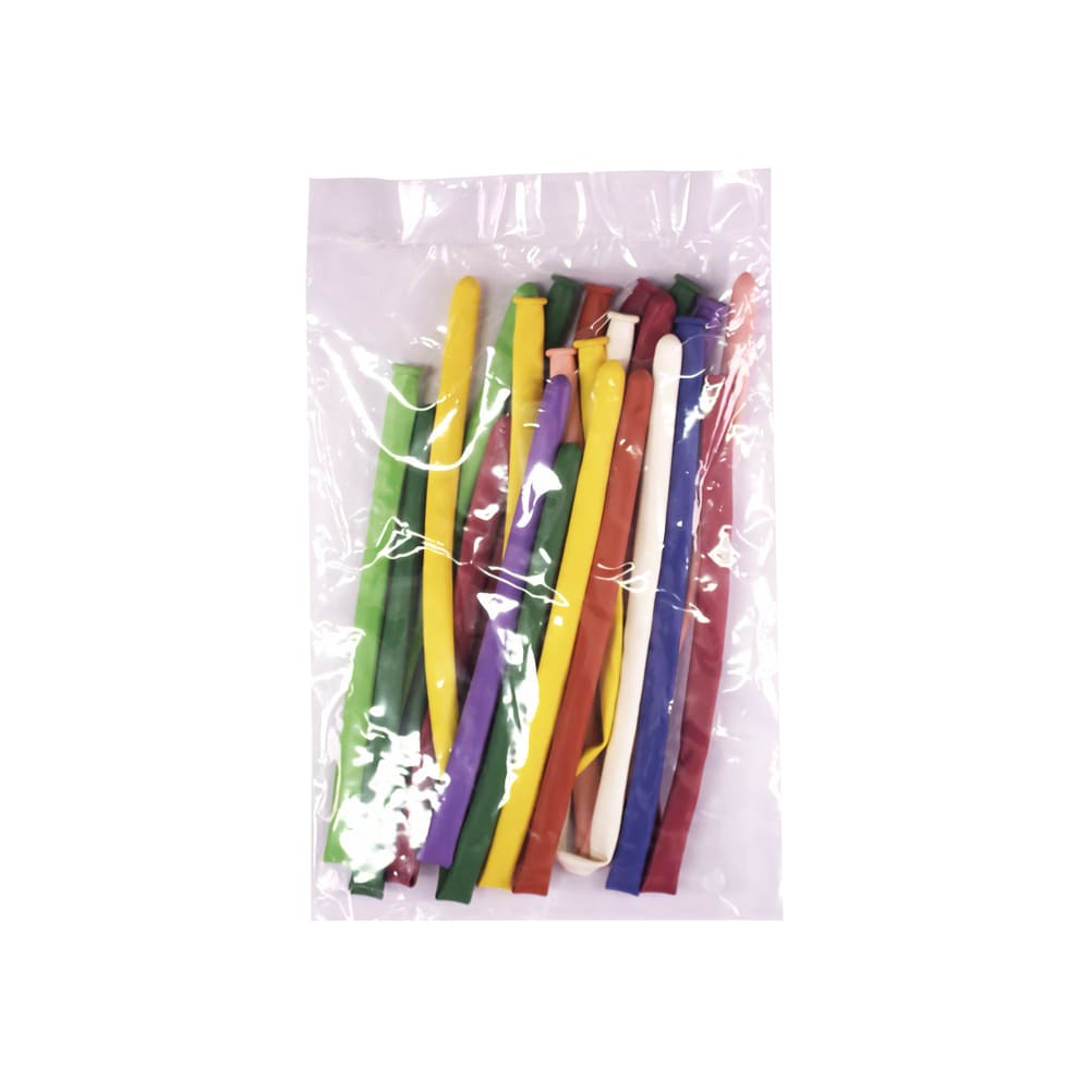 Globos pencil bolsa x 12 unidades colores surtidos