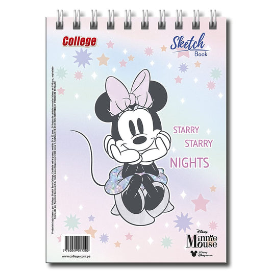 Sketch book espiral A4 24 Hojas niñas College