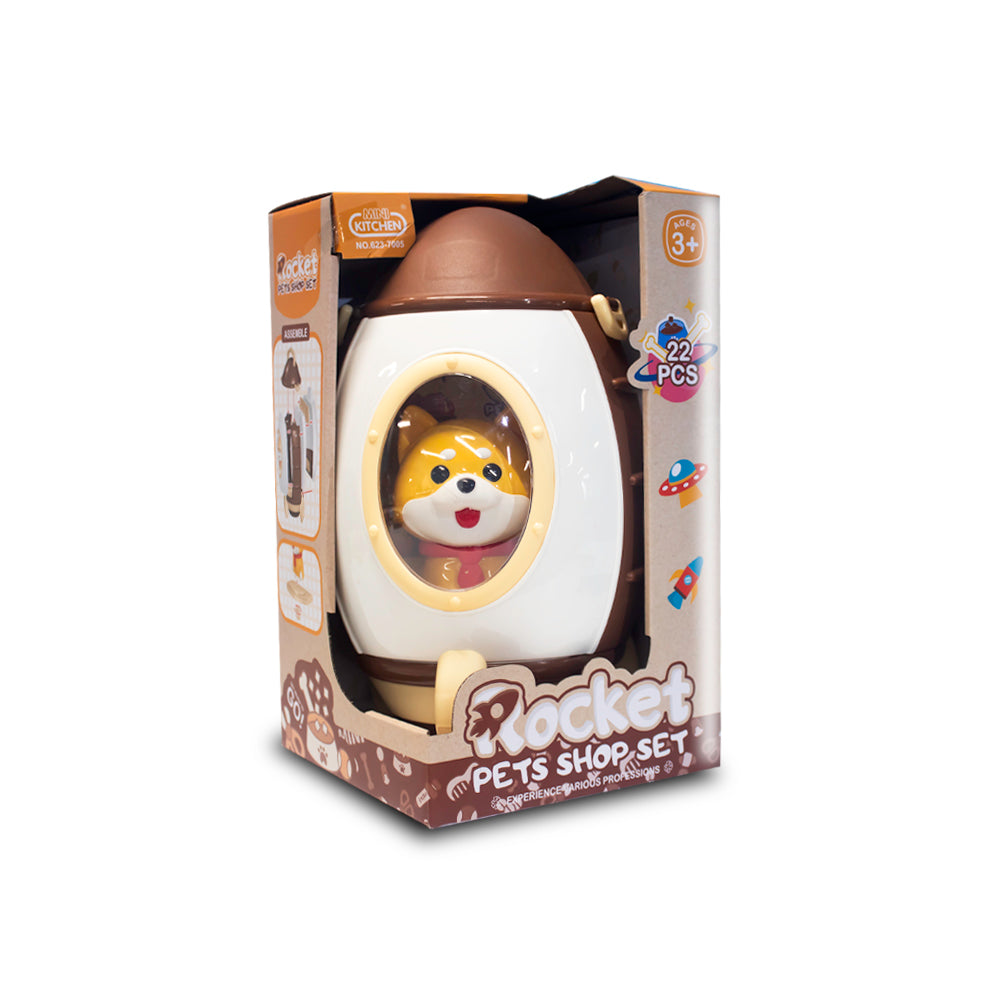 Mochila con set de mascota