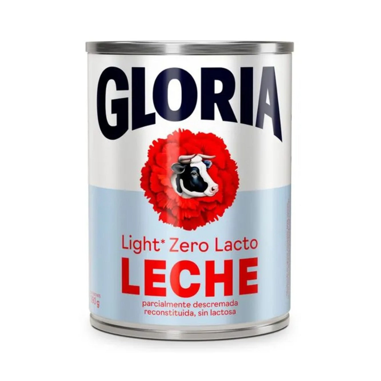 Leche parcialmente descremada zero lactosa 390 gr Gloria