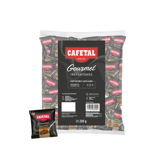 Café instantáneo bolsa 2 gr x 100 und Cafetal