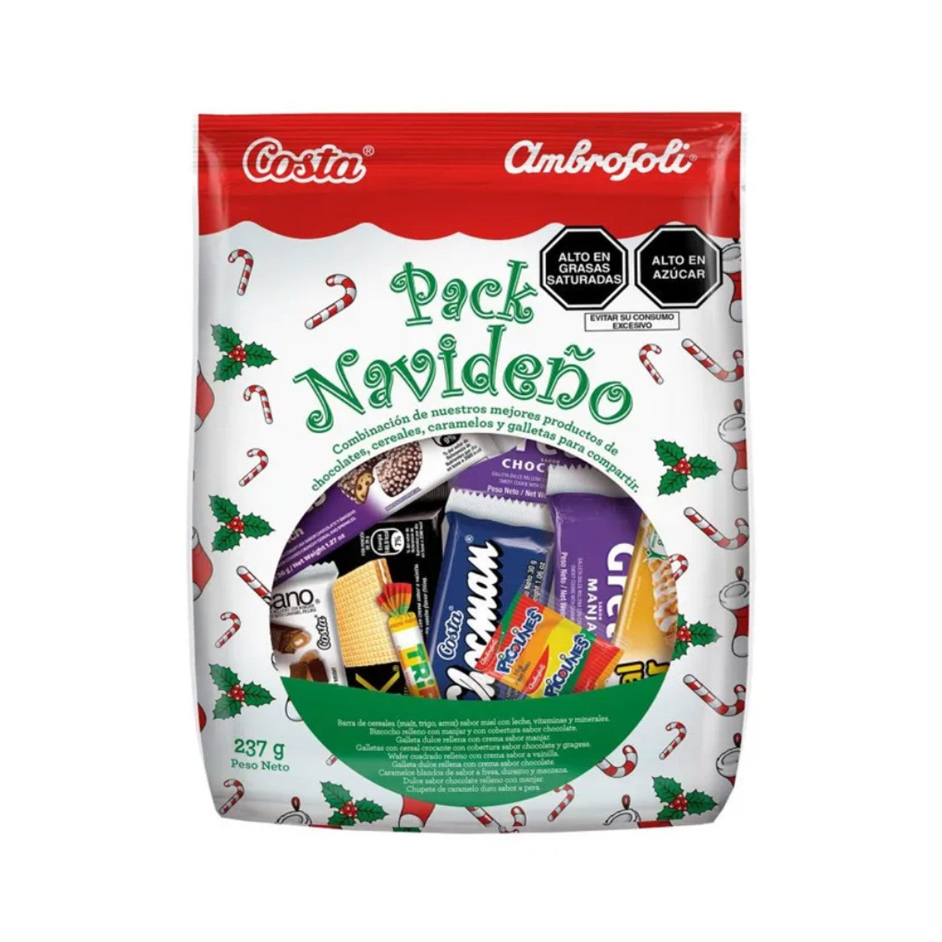 Pack navideño x 249.5 gr Costa