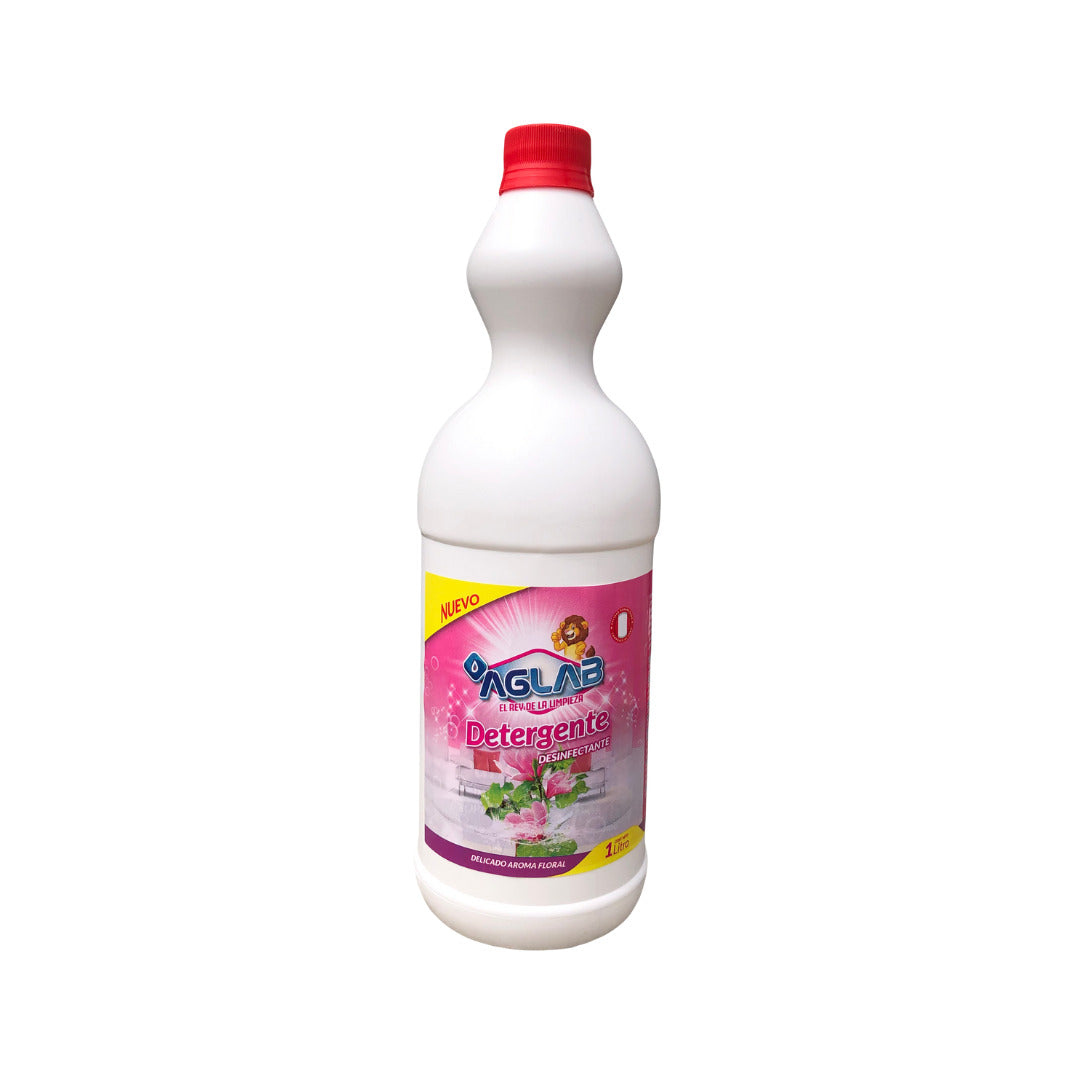 Detergente líquido Floral 1 lt Aglab