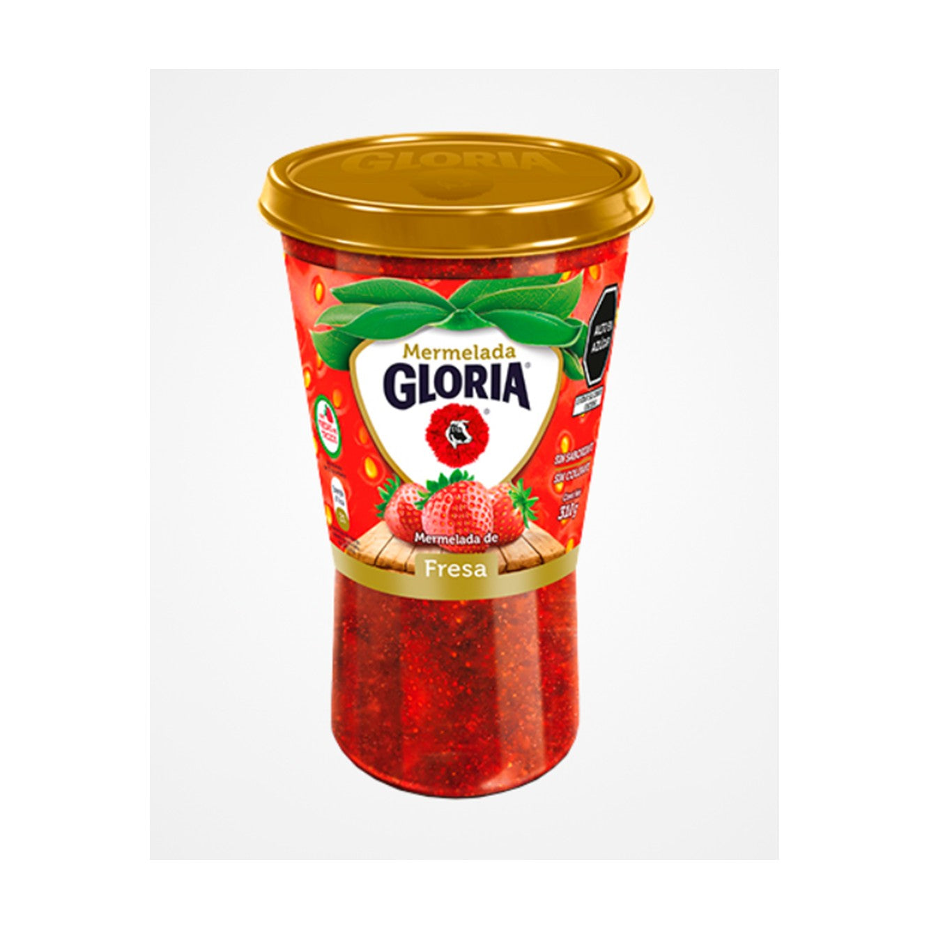 Mermelada fresa vaso 290 gr Gloria