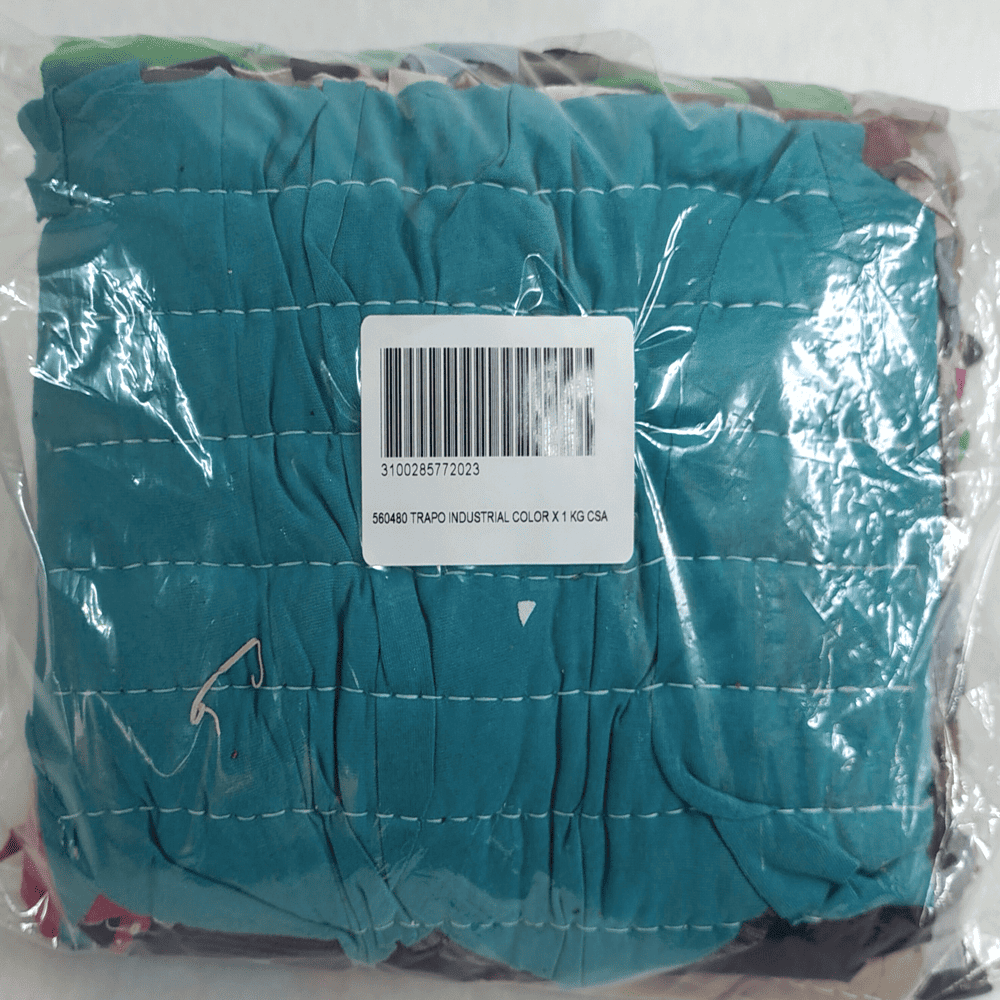 Trapo industrial color surtido x 1 kg CSA