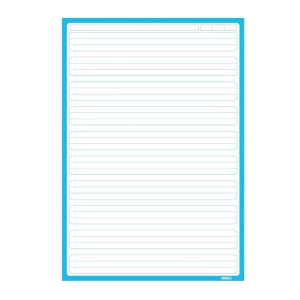 Papelógrafo triple renglón 61 x 86cm rollo x 3und