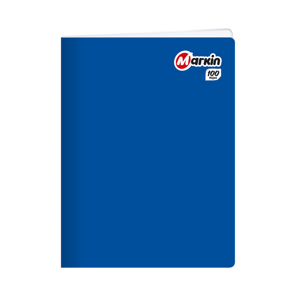 Cuaderno engrapado rayado A4 100 hojas con stickers Markin