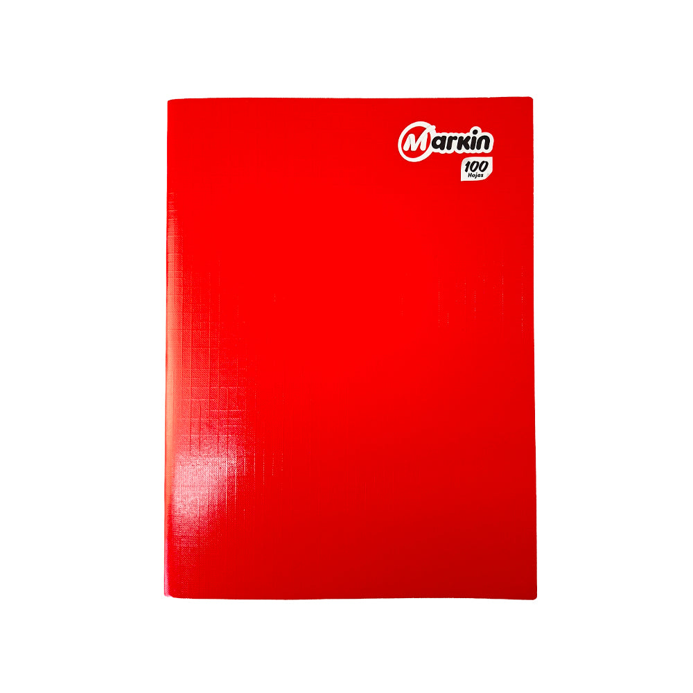 Cuaderno grapado cuadriculado 100 hojas Markin