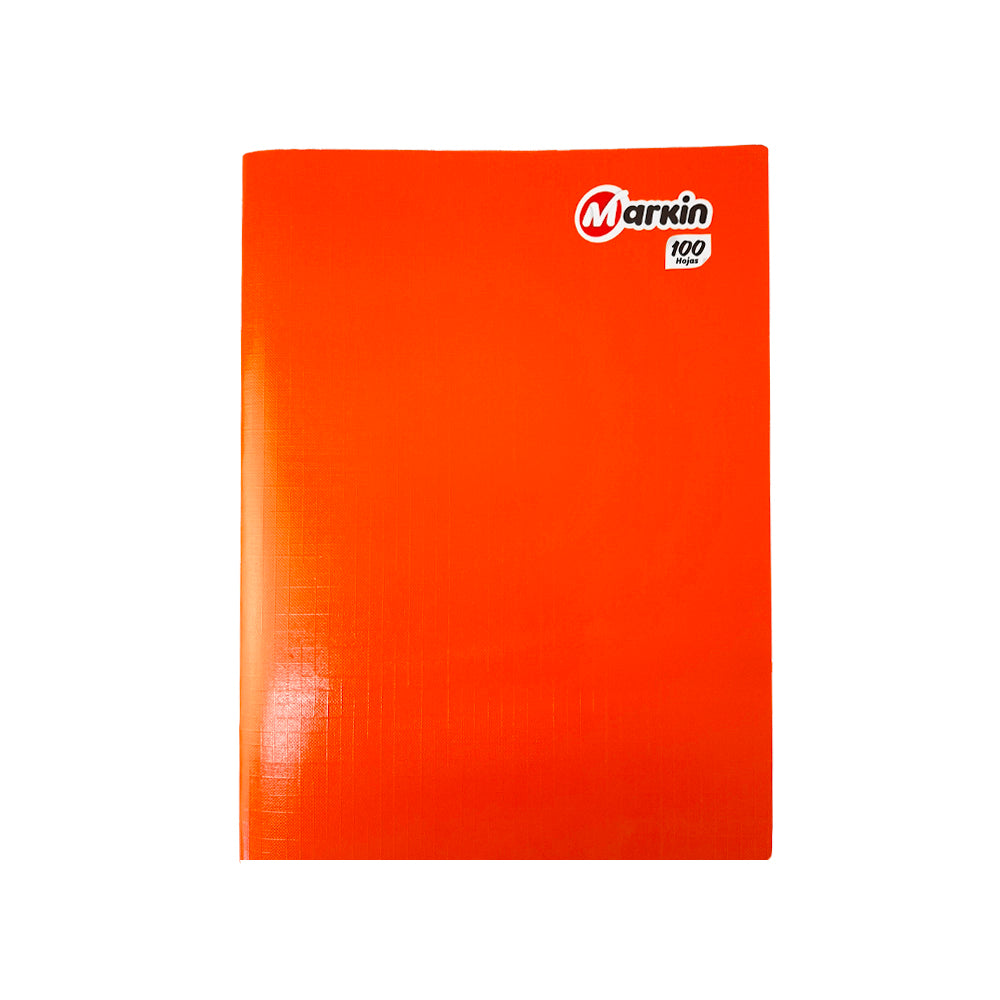 Cuaderno grapado cuadriculado 100 hojas Markin