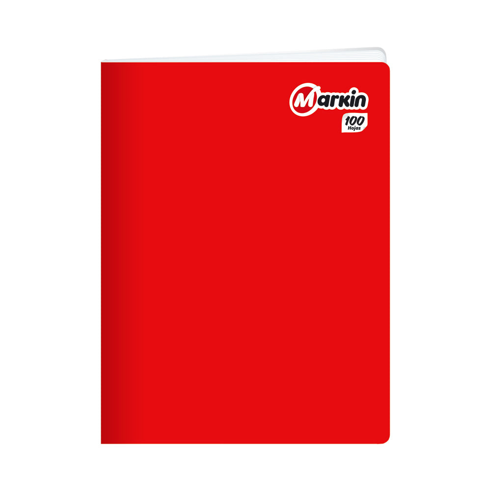Cuaderno engrapado triple renglón 100 hojas Lucas Markin
