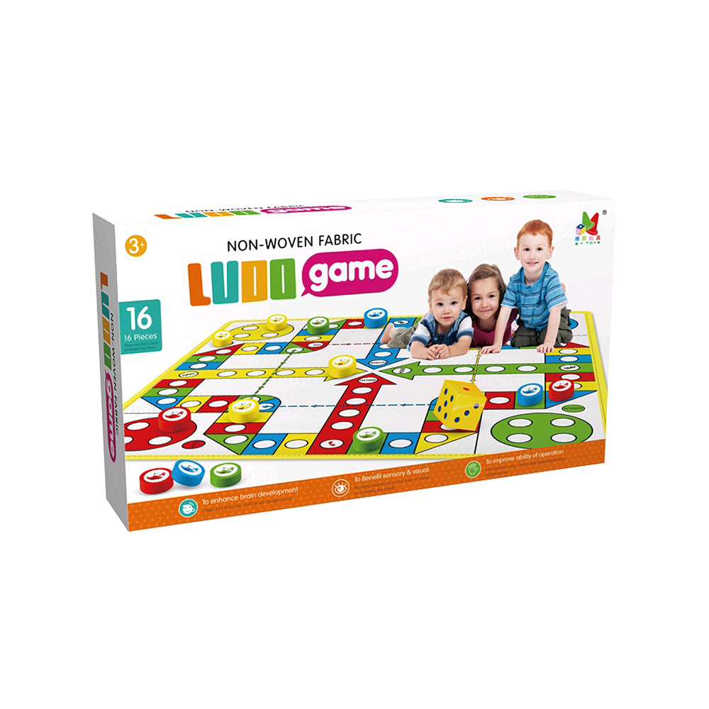 Juego de ludo mega 80x80 cm