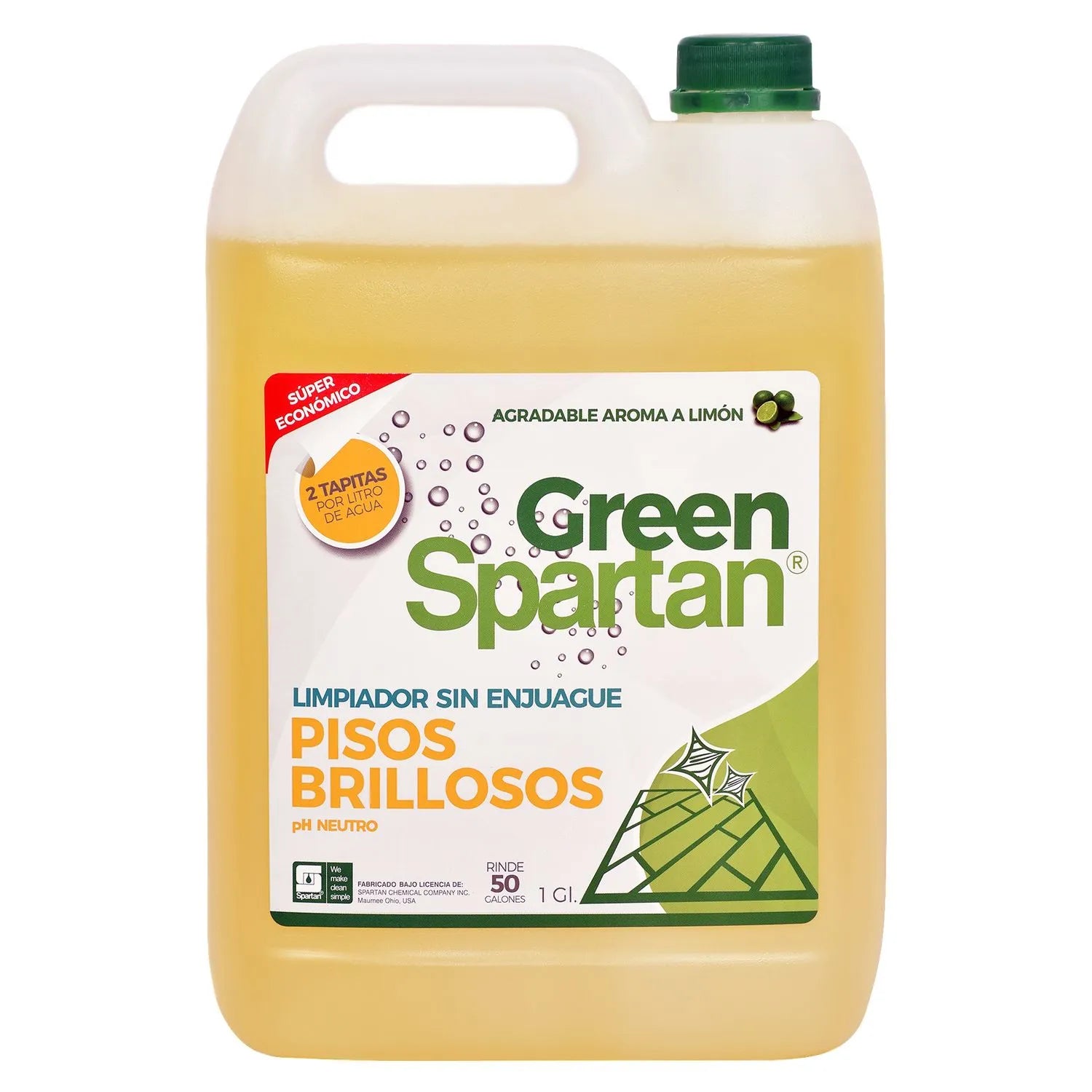 Limpiador de ph neutro 1lt green Spartan