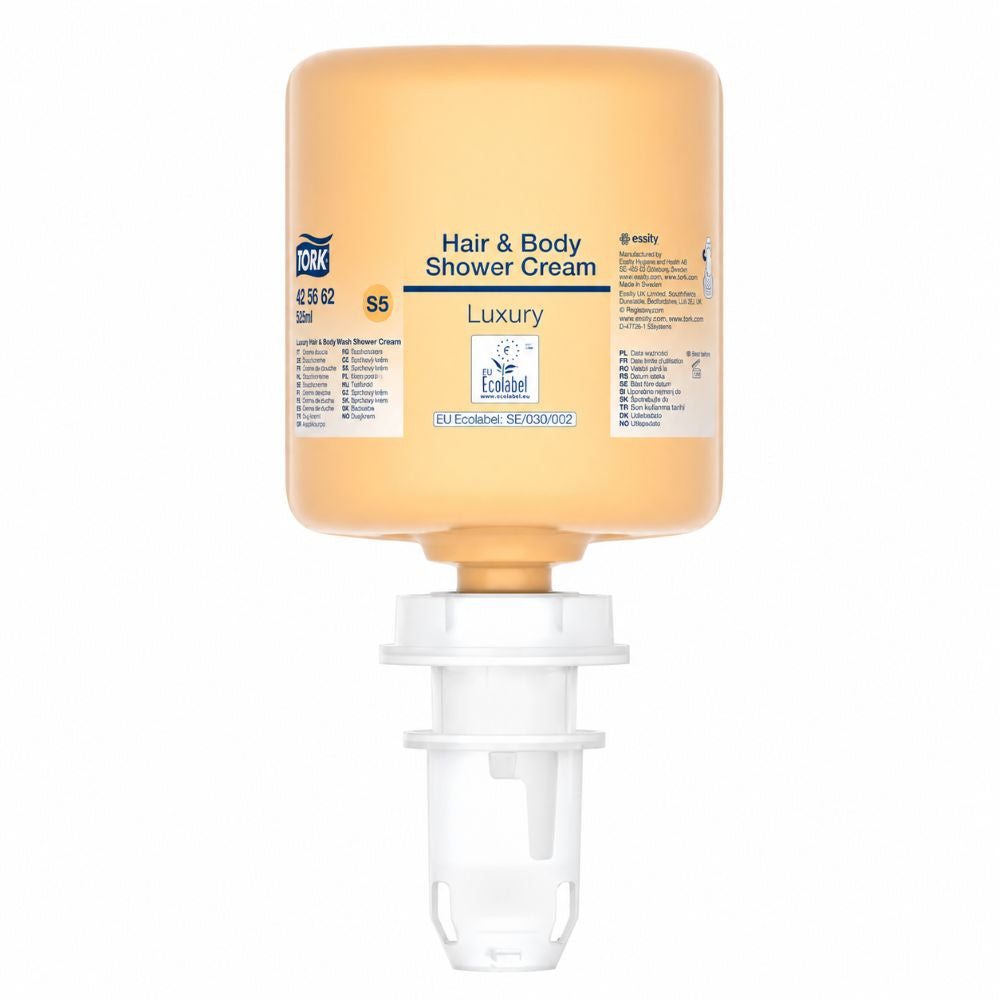 Jabón liquido para cabello y cuerpo 525 ml Tork