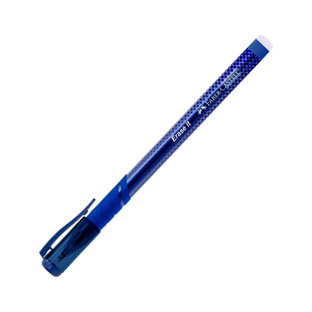 Lapicero borrable azul Erase IT Co Iny 0,7mm Faber Castell