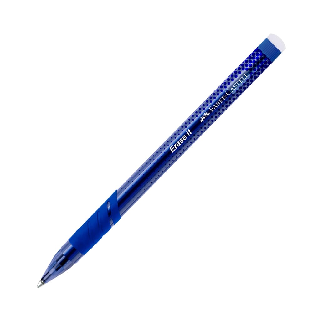 Lapicero borrable azul Erase IT Co Iny 0,7mm Faber Castell