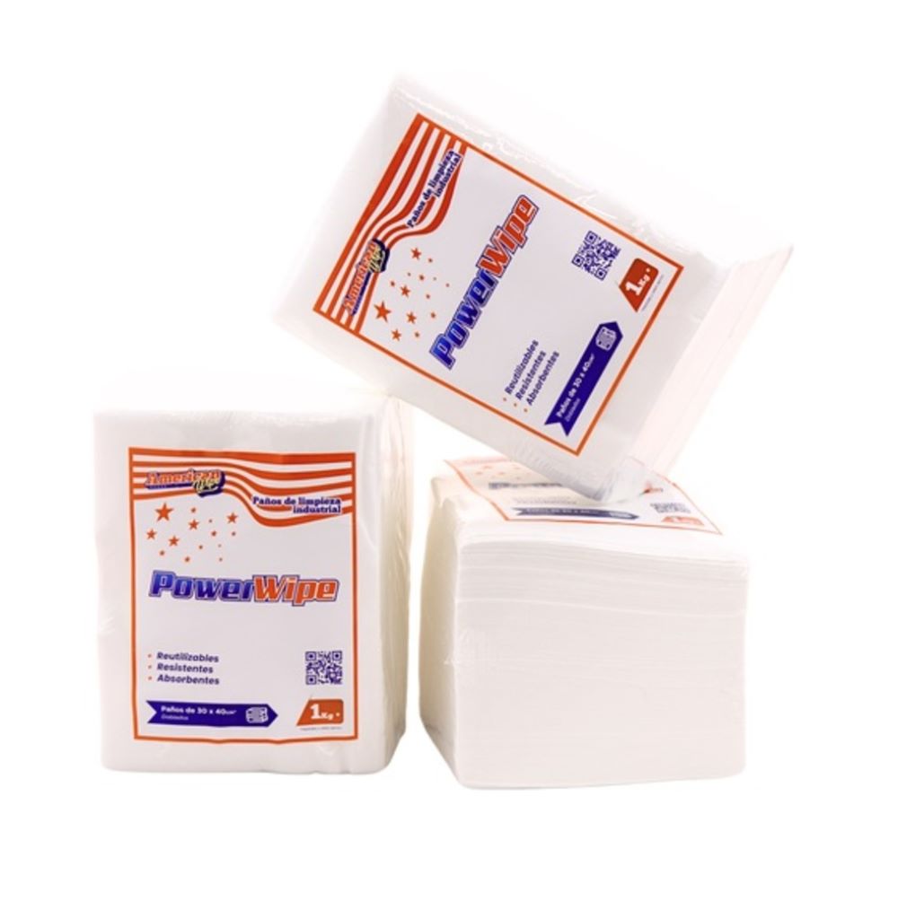 Paño industrial doblado x60 1kg 150 hojas American Wipe
