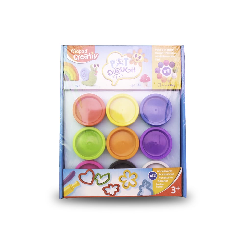 Masa para moldear set x9 56 gramos Maped