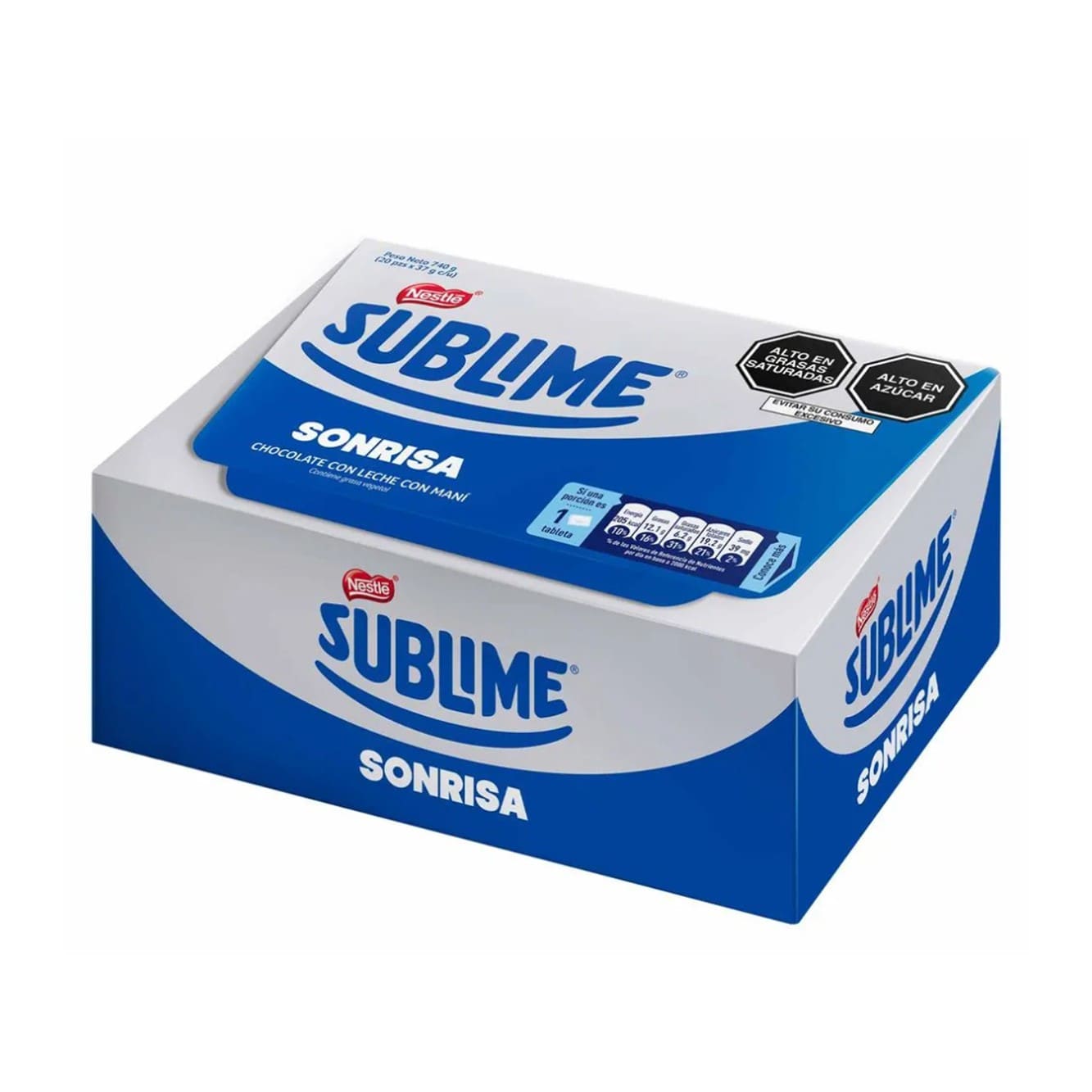 Chocolate 37 gr x 20 und Sublime Sonrisa