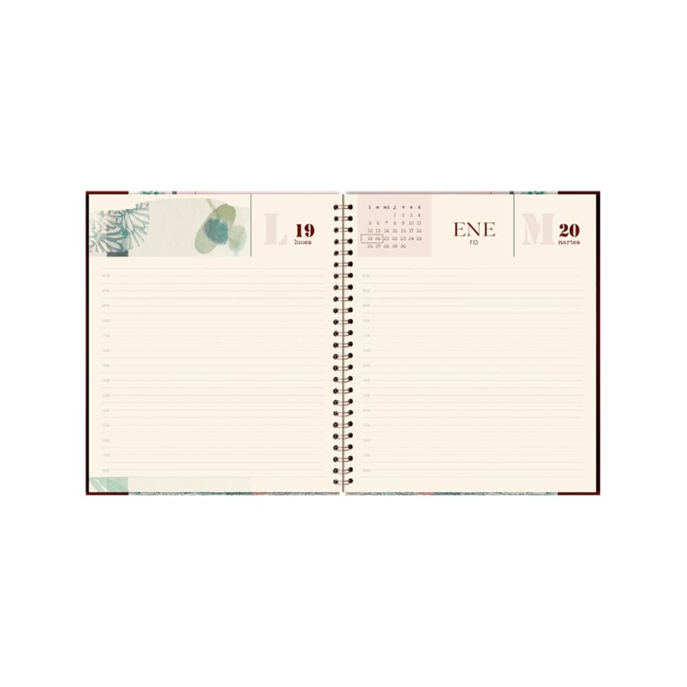 Agenda 2026 Sophie escritorio diario espiral