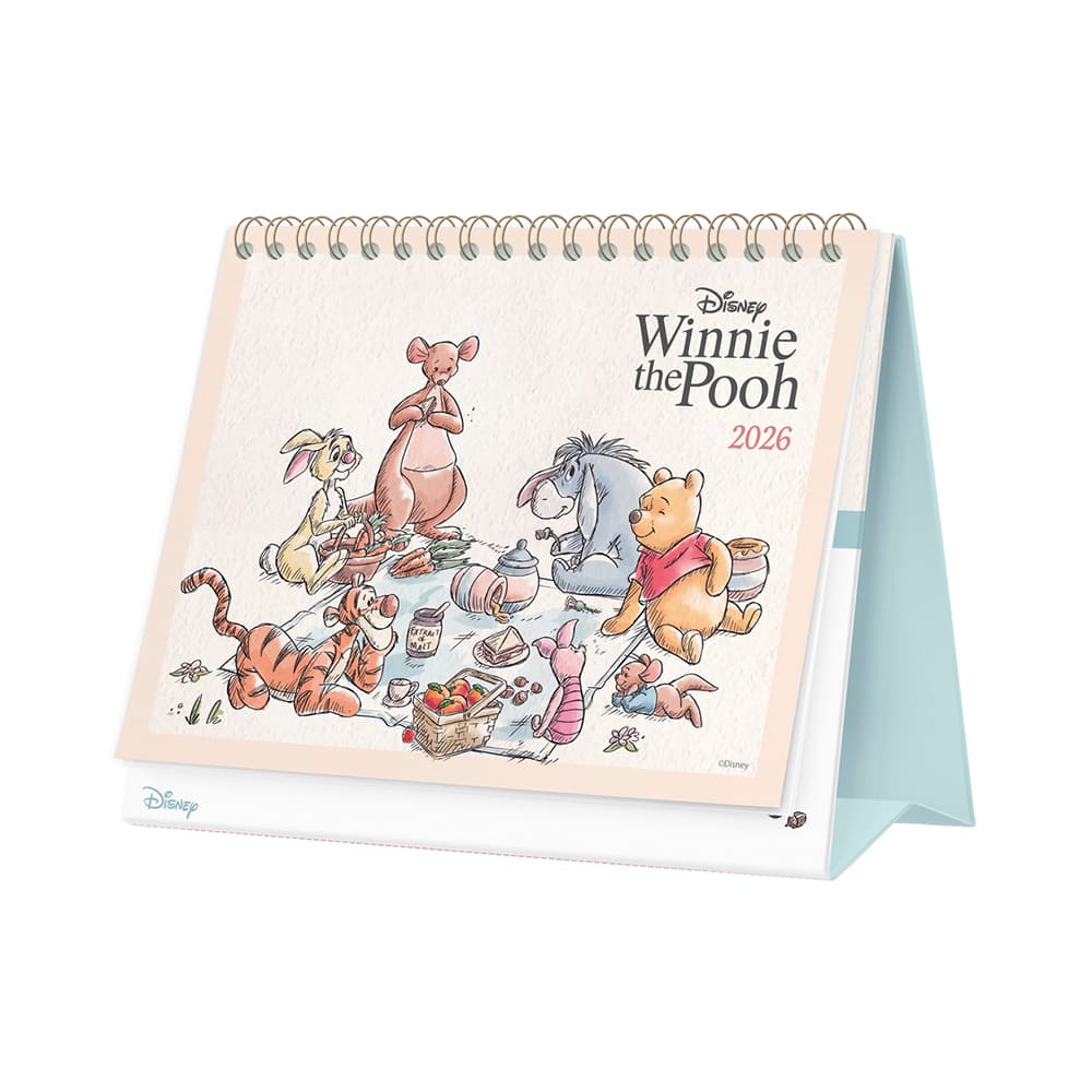 Carlendario de escritorio 2026 Pooh