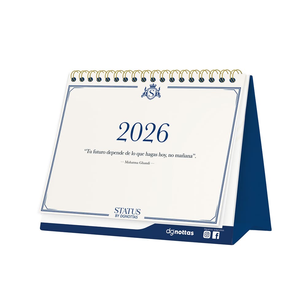 Calendario de escritorio 2026 ejecutivo
