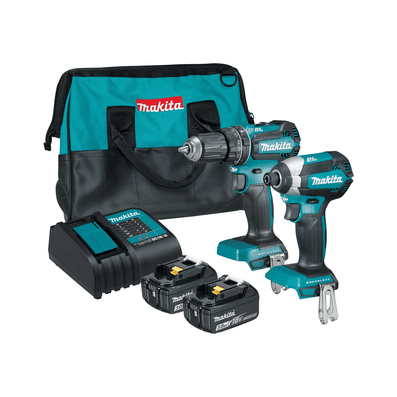 Kit taladro / atornillador Makita