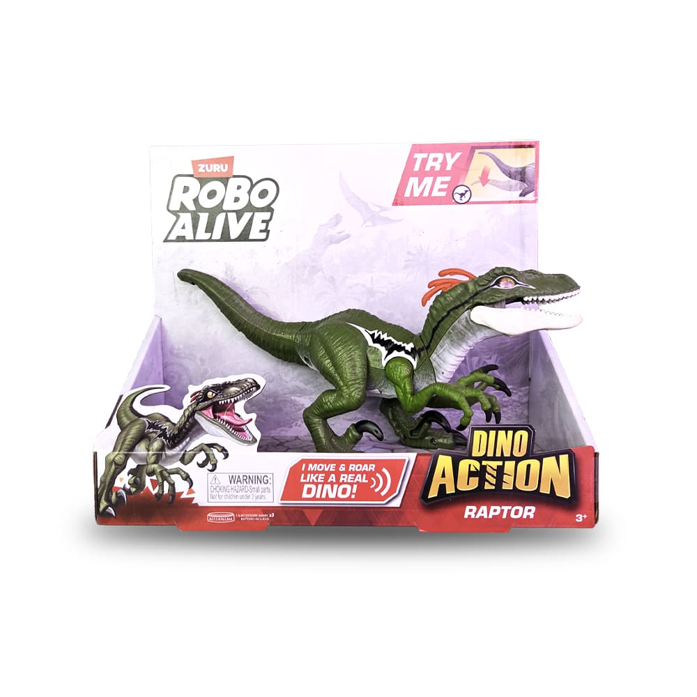 Dinosaurio raptor robo alive 7172