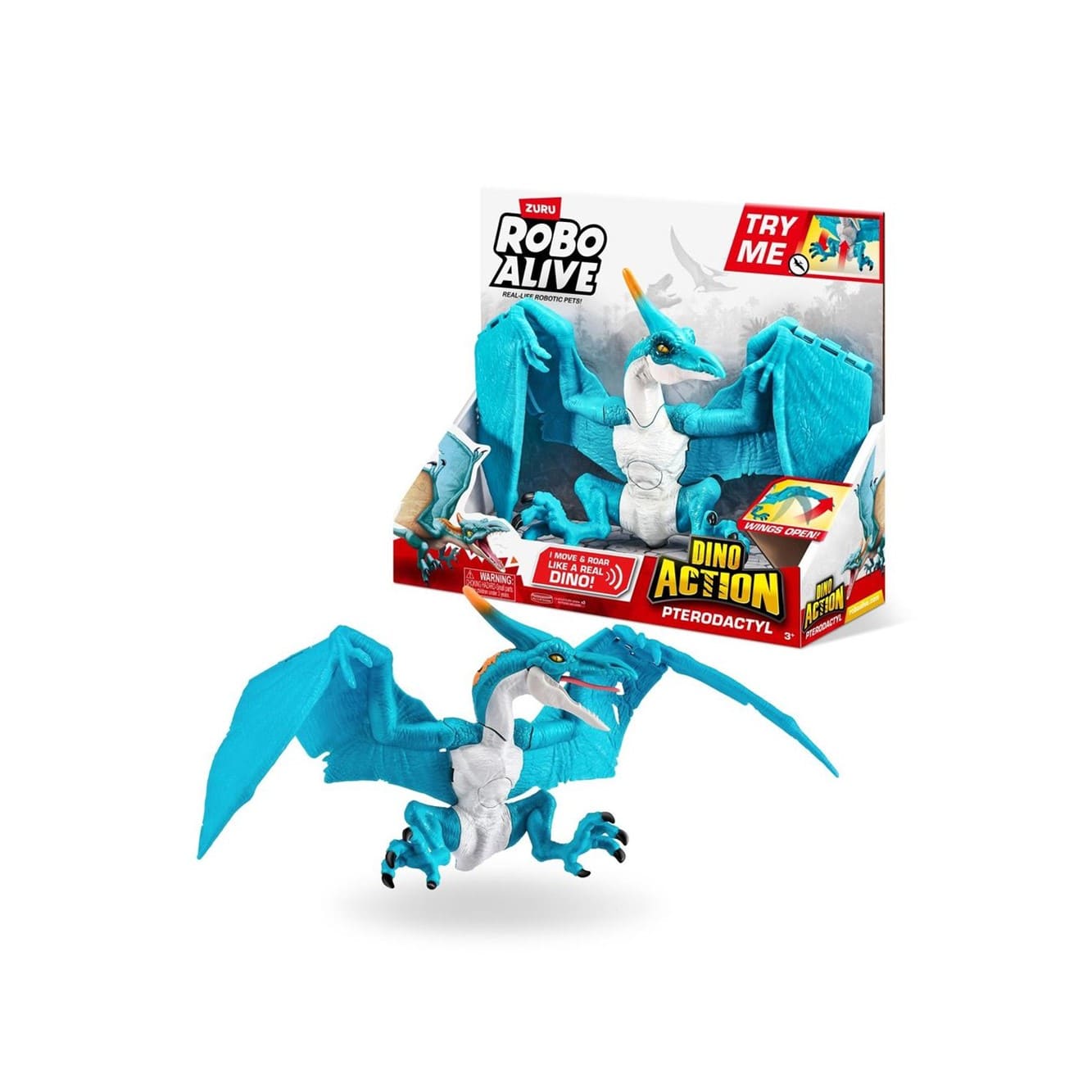 Dinosaurio pterodactilo robo alive