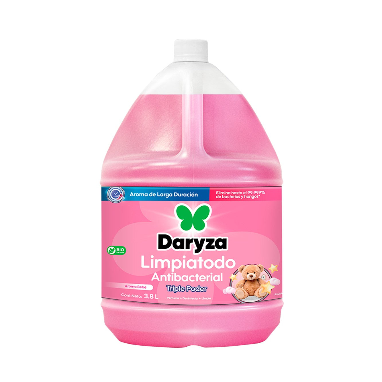 Limpiatodo Antibacterial bebe x 3.8 Lt Daryza