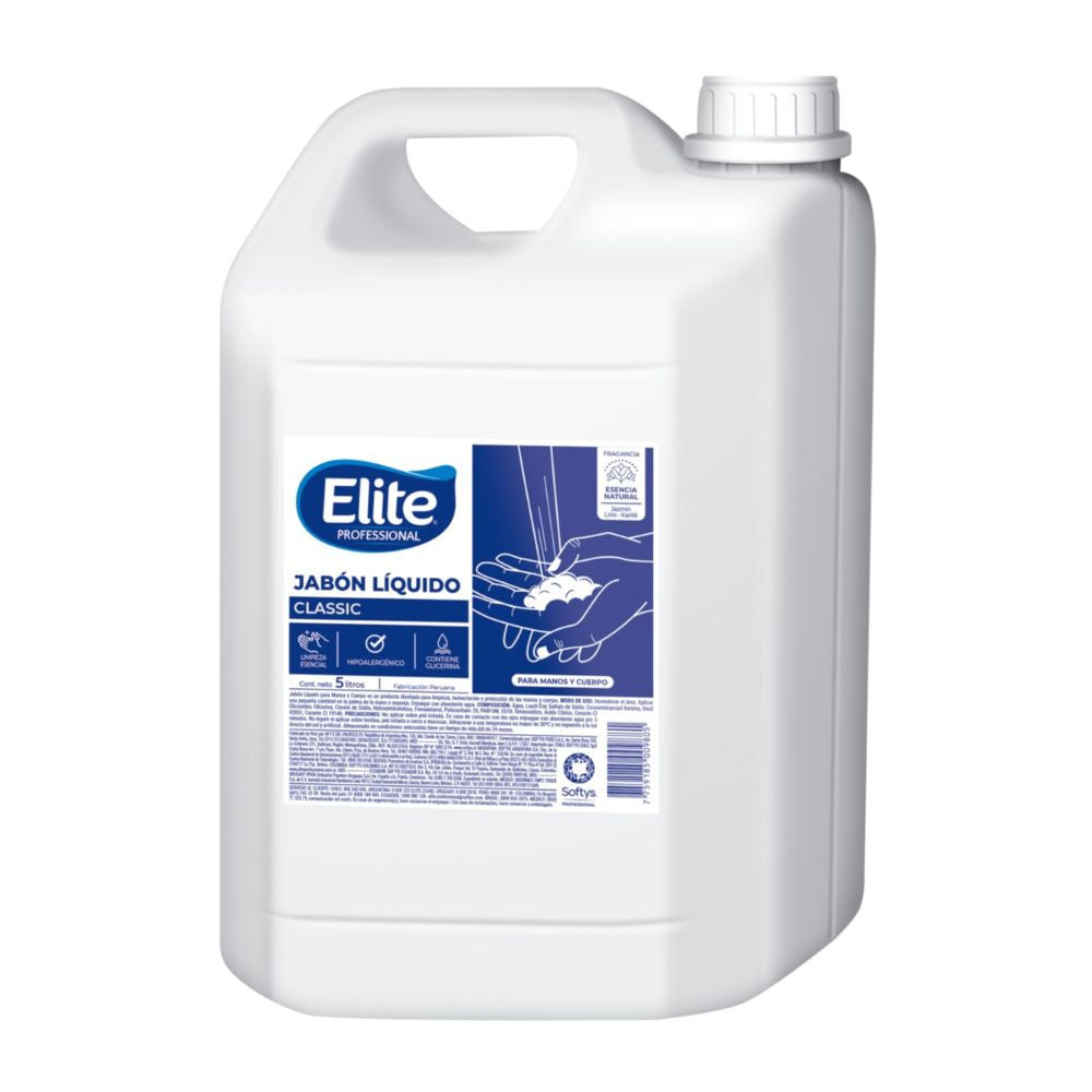 Jabon liquido classic 5 lt Elite Pro