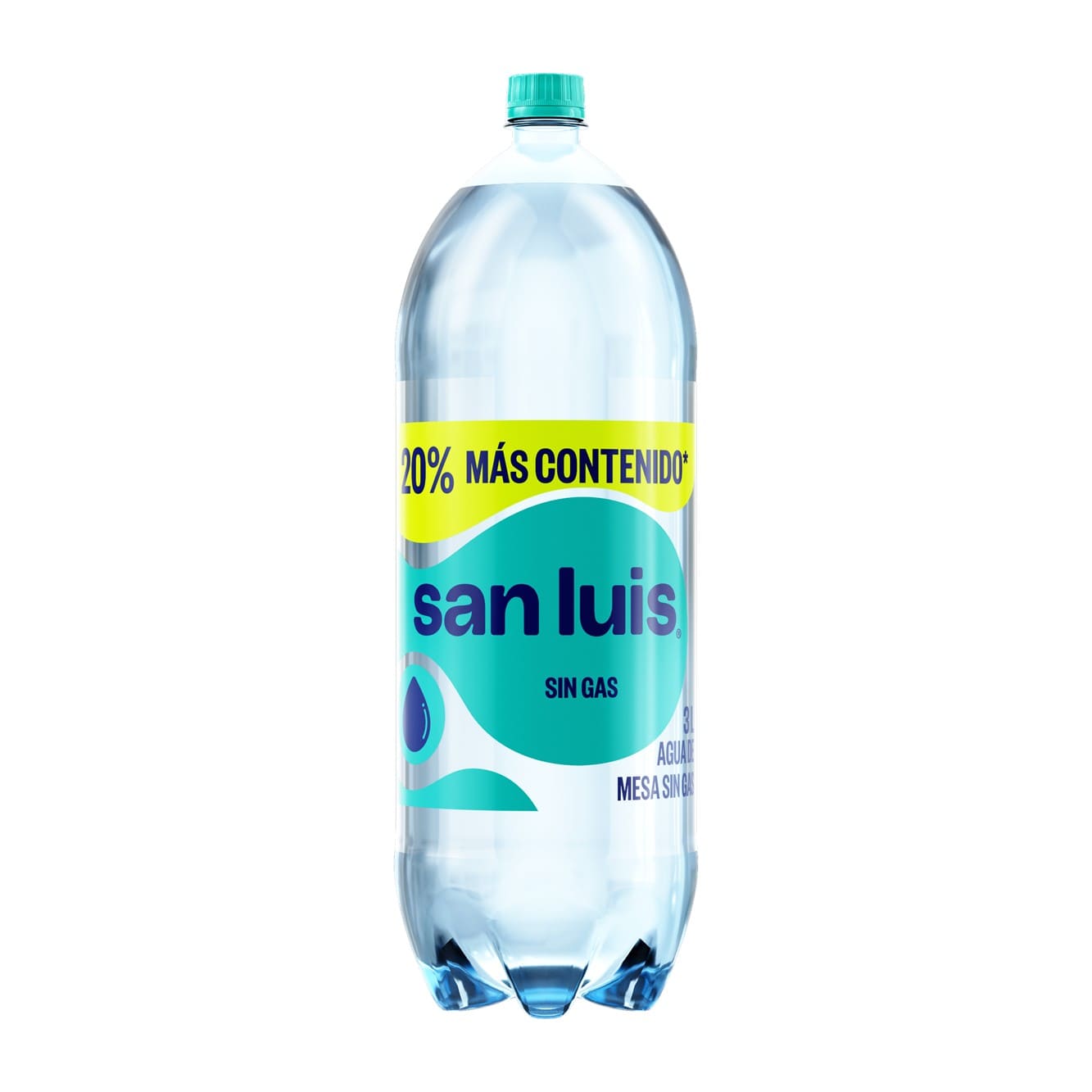 Agua de mesa sin gas 3 lt pack x 6 un San Luis