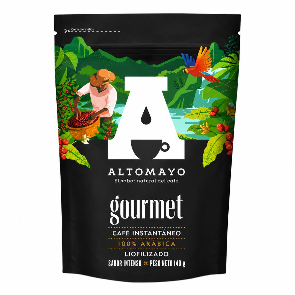 Cafe instantaneo gourmet doypack 140 gr Altomayo