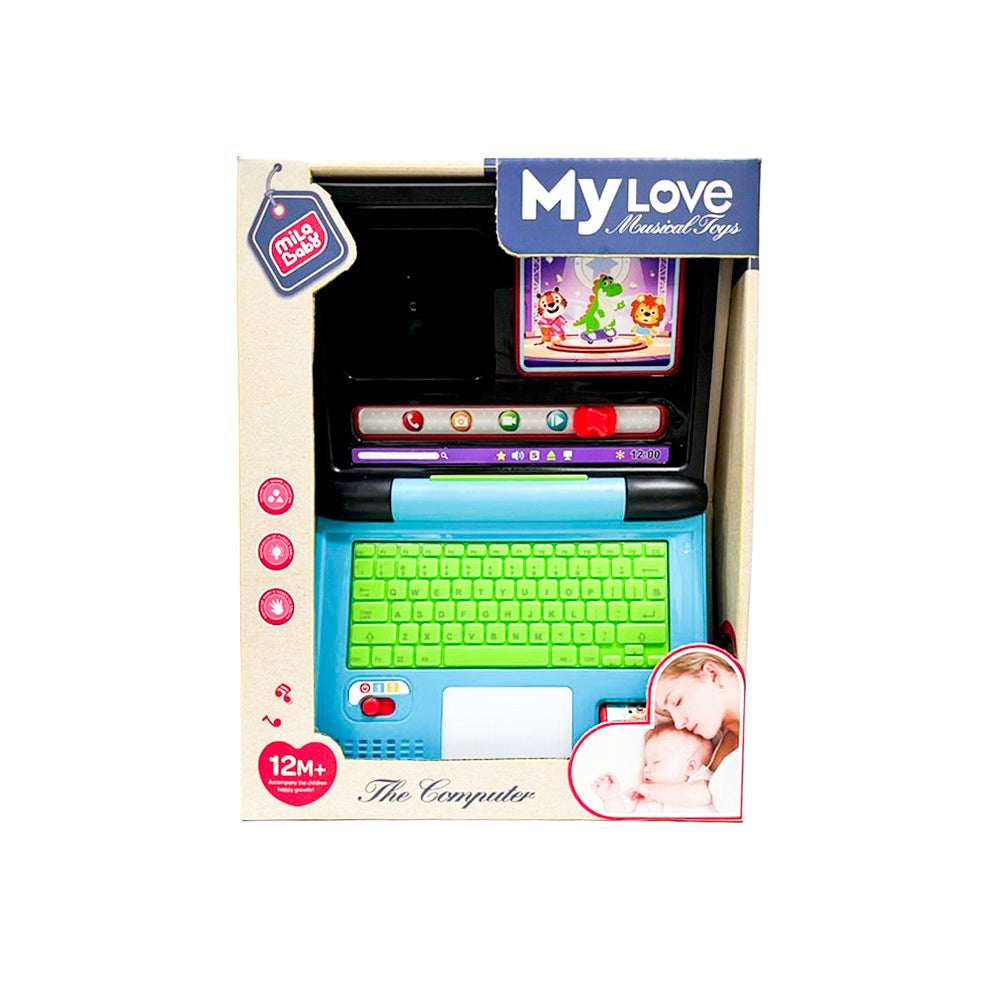 Computadora portátil infantil de juguete