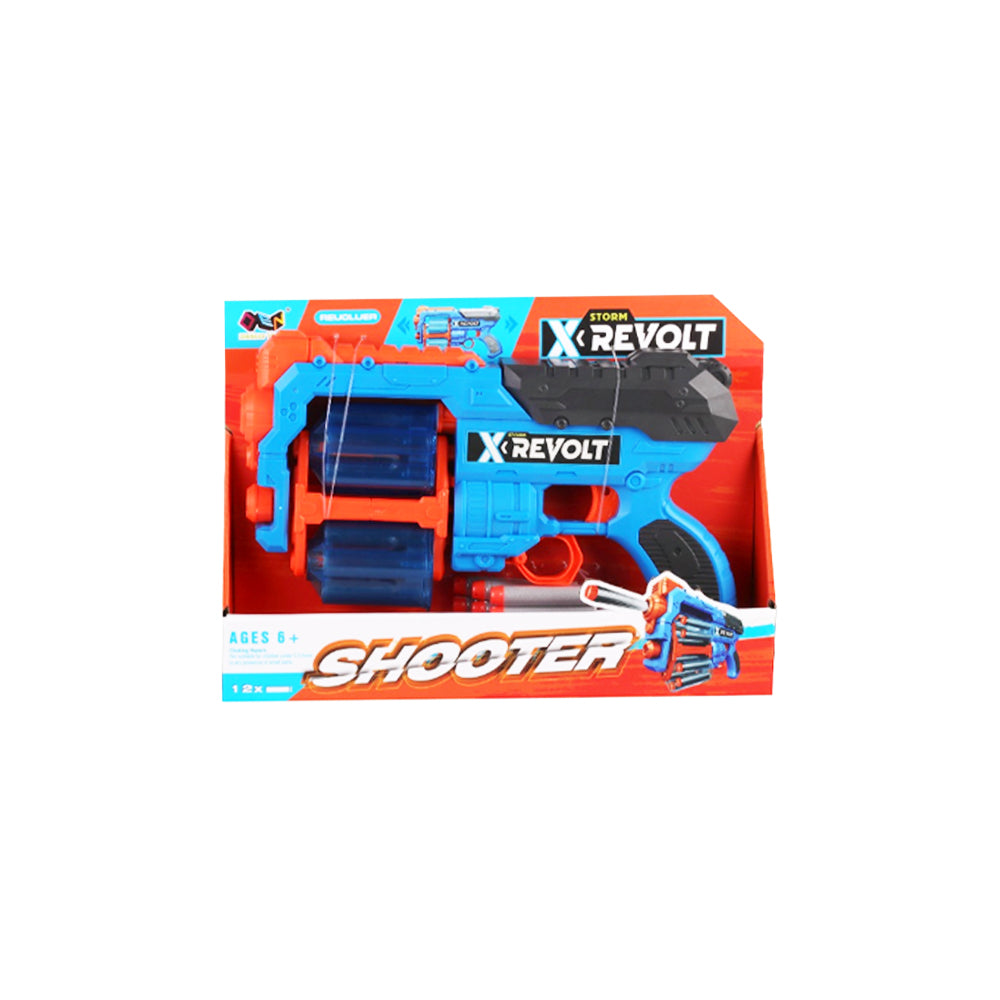 Pistola circular lanza dardos x 12