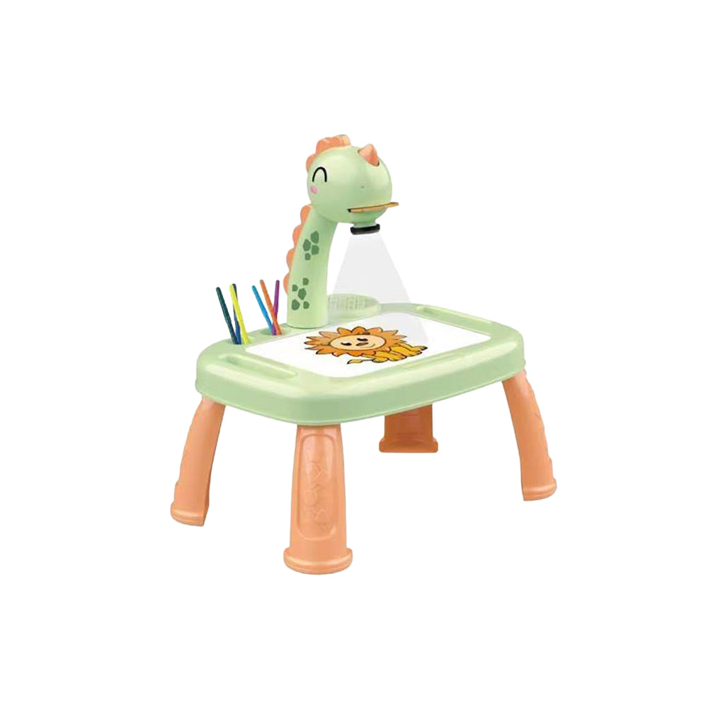 Mesa con proyector dino 2 en 1 para dibujar